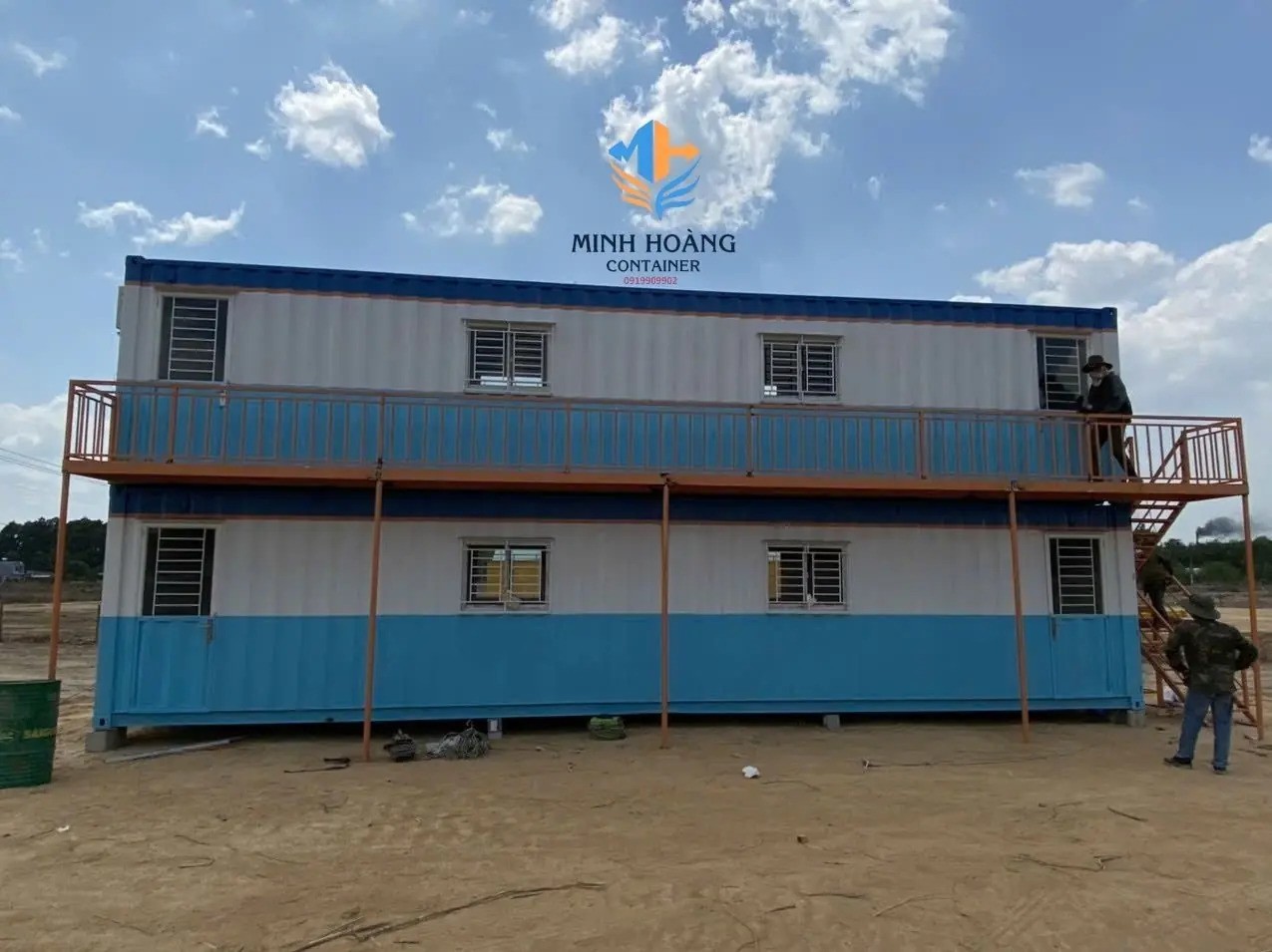 Văn Phòng Container 2 Tầng 40 Feet – Giải Pháp Không Gian Làm Việc Hiện Đại và Linh Hoạt